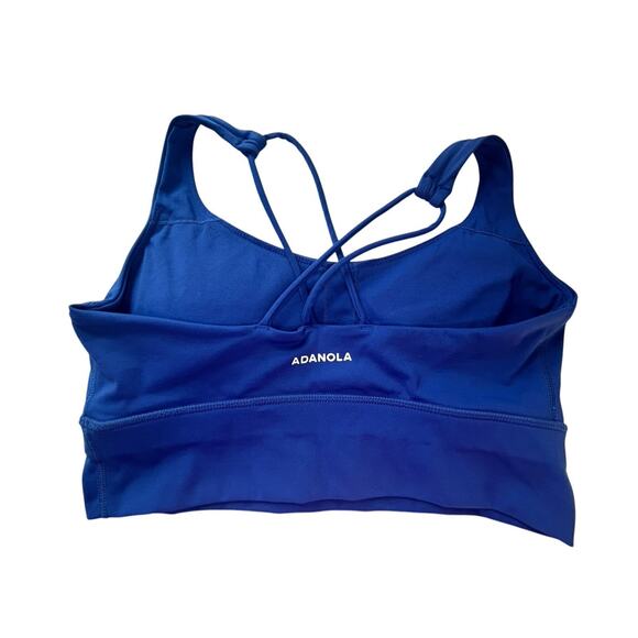 Adanola Sports Bra Ultimate Double Strap Small Purple Athleisure Athletic Bra - Picture 4 of 8